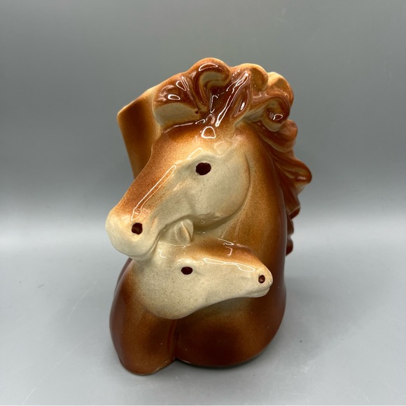 Other - VINTAGE HORSE & COLT HEAD PLANTER - 1950'S - EXCELLENT CONDITION